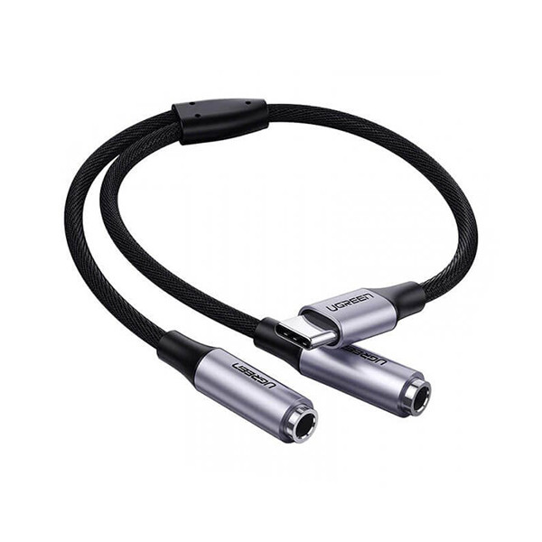 تبدیل 1 به 2 صدا استریو USB-C به 3.5 میلی متر یوگرین مدل 30732-AV144