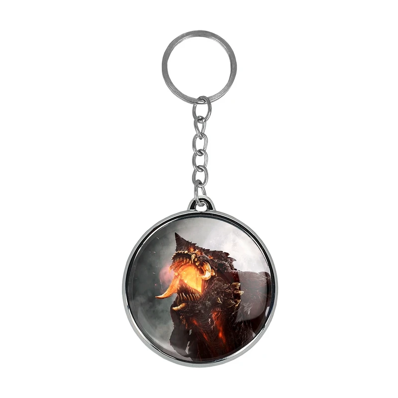 جاکلیدی خندالو طرح بازی ارواح شیطانی Demon's Souls مدل دوطرفه کد 2866928670