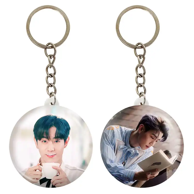 جاکلیدی خندالو مدل مارک گروه گات سون GOT7 کد 2101421007 مجموعه 2 عددی