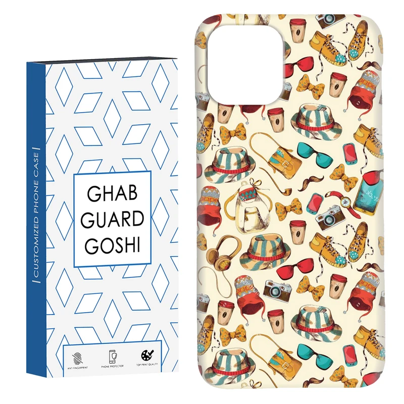 کاور قاب گارد گوشی طرح عینک و کلاه کد Dimo-788 مناسب برای گوشی موبایل اپل  IPHONE 11 PRO MAX