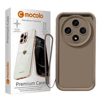 کاور موکولو مدل Silicone Puffer Strap مناسب برای گوشی موبایل شیائومی Redmi 14C / Redmi 14R / Poco C75 به همراه بند آویز