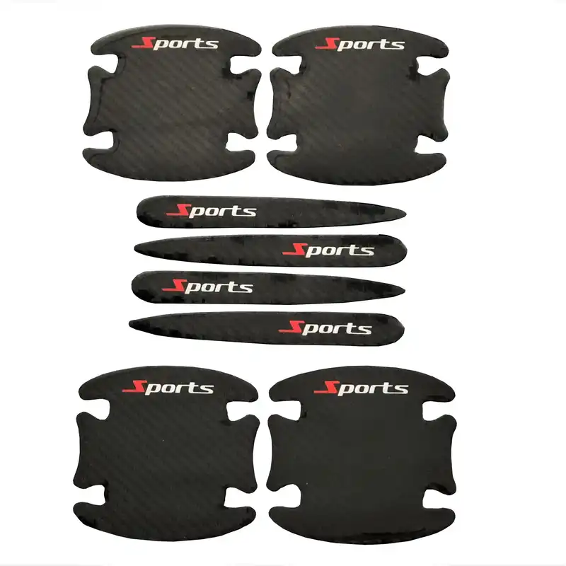 ضربگیر درب خودرو مدل CAR-SPORT به همراه محافظ زیر دستگیره درب خودرو بسته 8 عددی