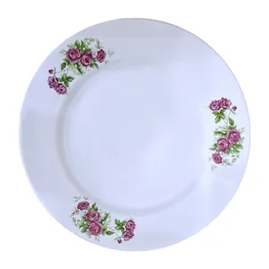 بشقاب میوه خوری سروش مدل گل سرخی