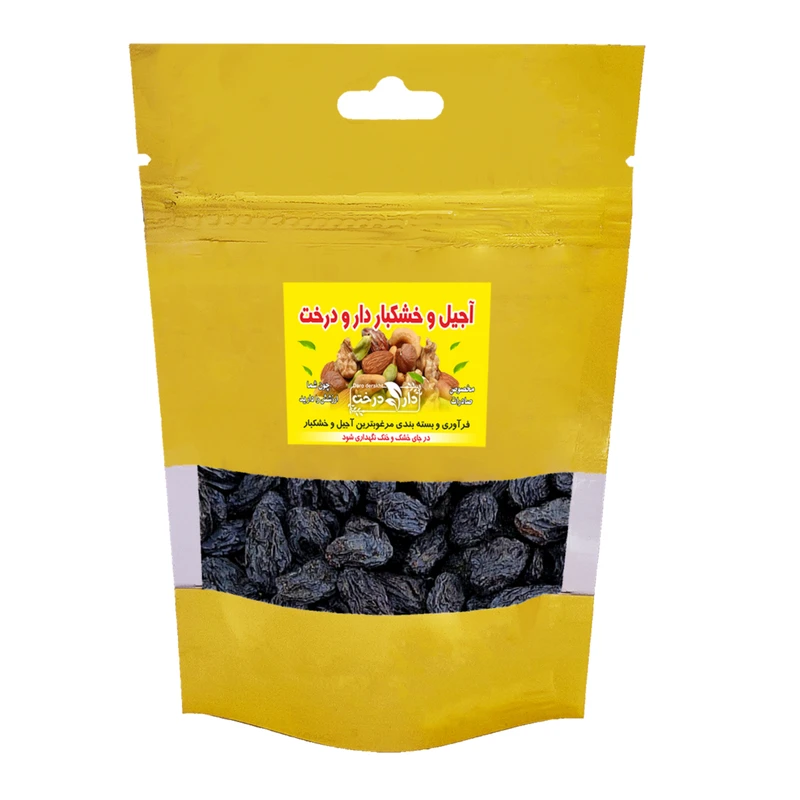 مویز سیاه ازبکستان بی دانه اعلای دارو درخت - 250 گرم