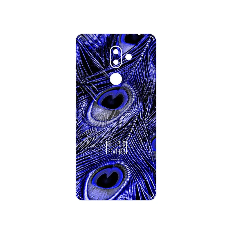 برچسب پوششی ماهوت مدل Purple Feather مناسب برای گوشی موبایل نوکیا 7 Plus