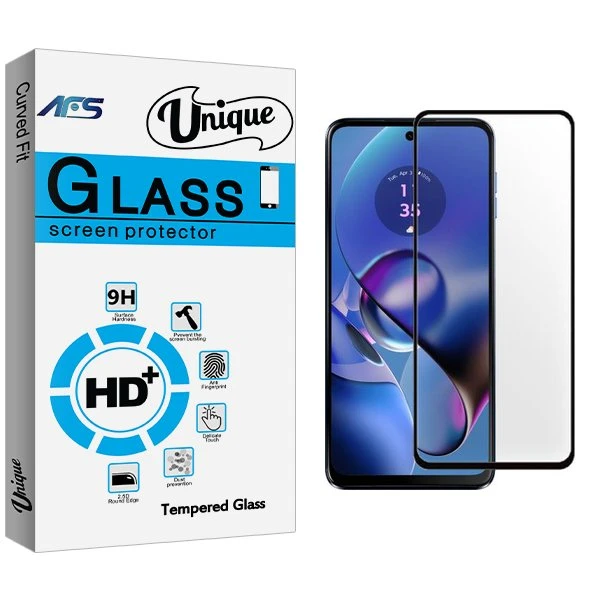 محافظ صفحه نمایش شیشه ای ای اف اس مدل Unique مناسب برای گوشی موبایل موتورولا Moto G54