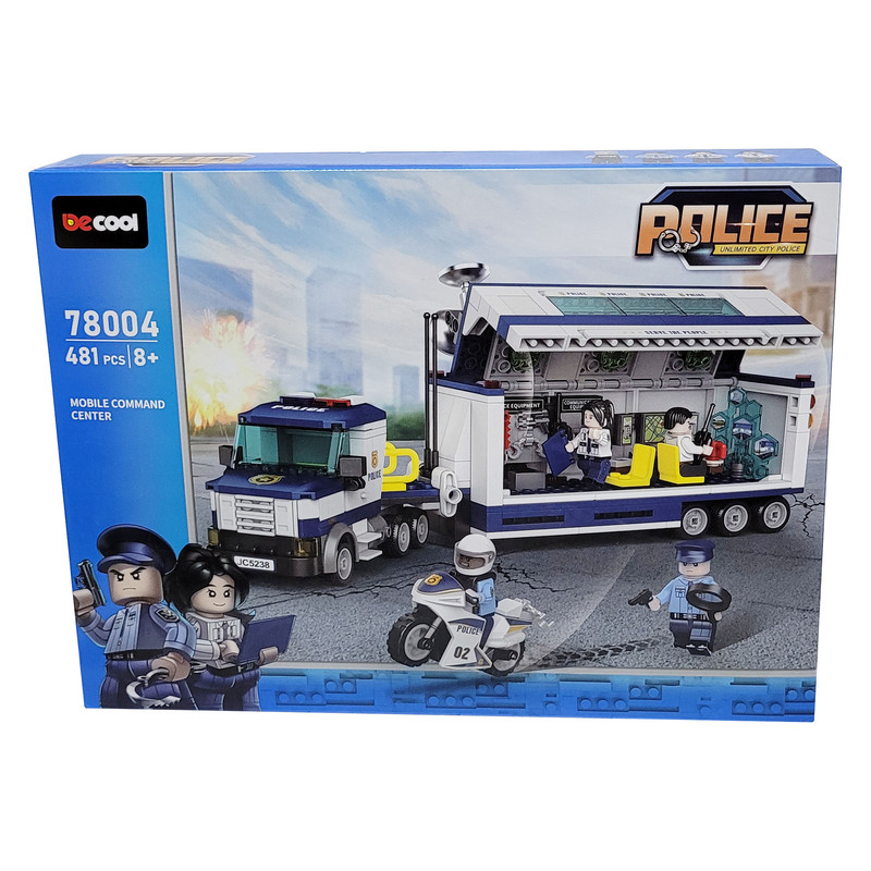 ساختنی دکول مدل تریلی پلیس شهر کد 78004