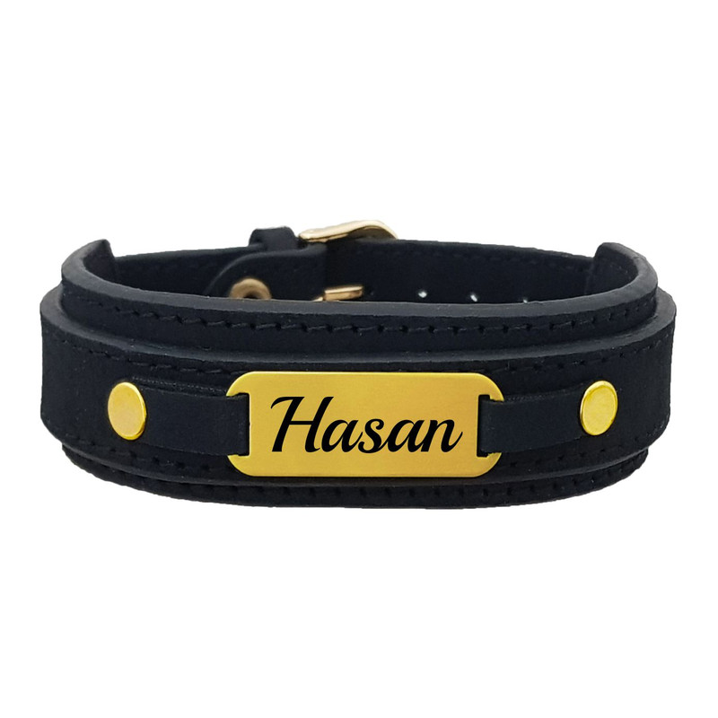 دستبند نقره مردانه لیردا مدل حسن کد 0146 DCHNT