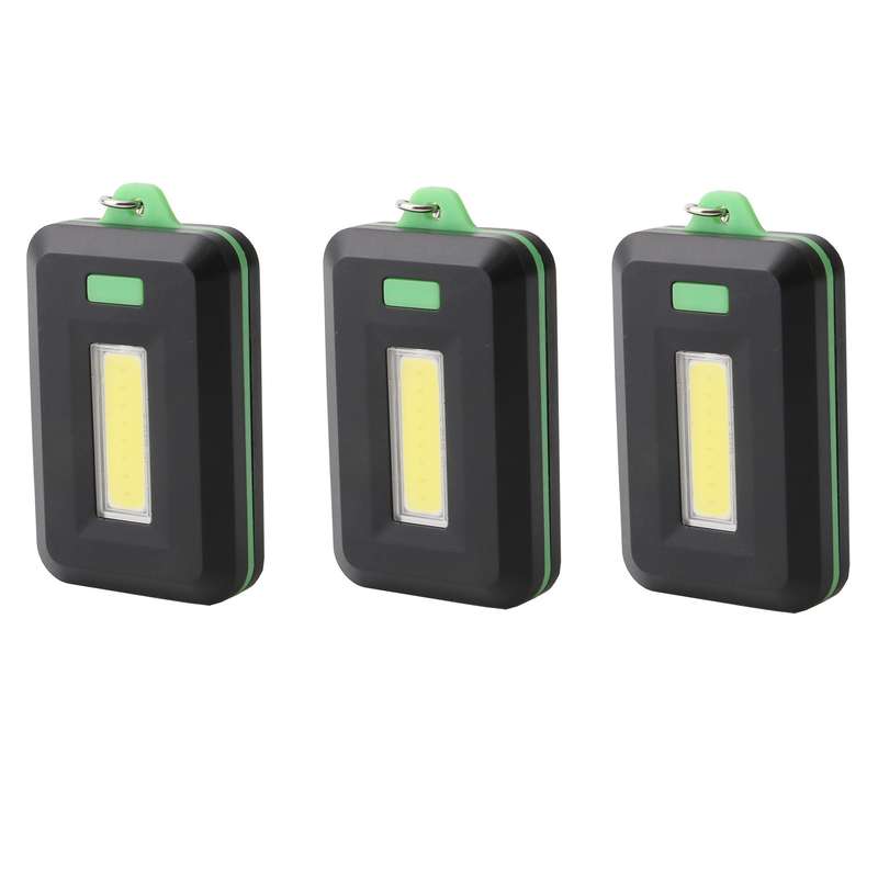 چراغ قوه مدل cob بسته 3 عددی