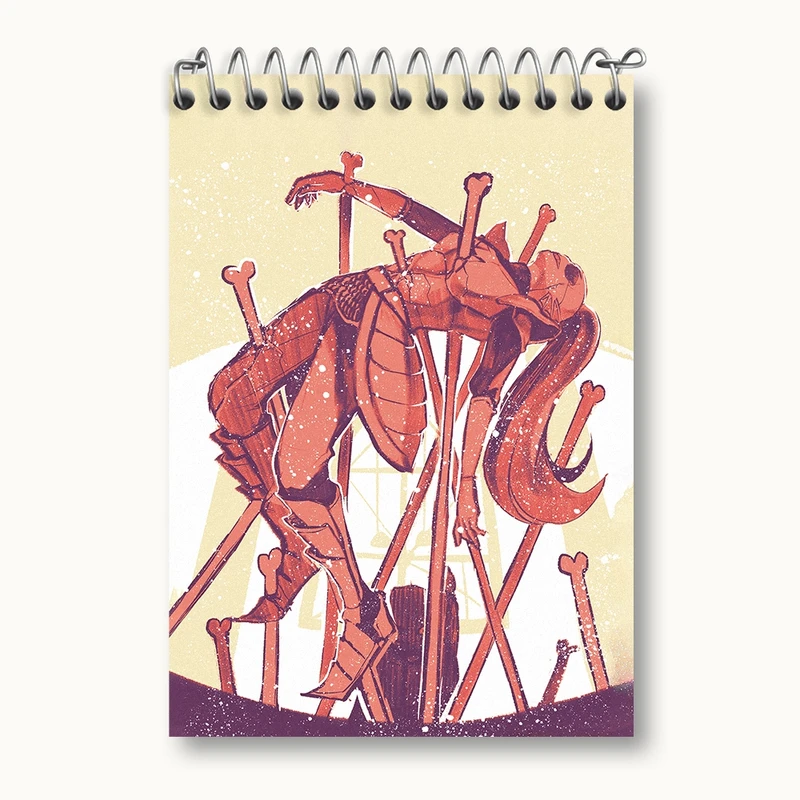 دفتر یادداشت 50 برگ خندالو مدل بازی آندرتیل (Undertale) کد 31807