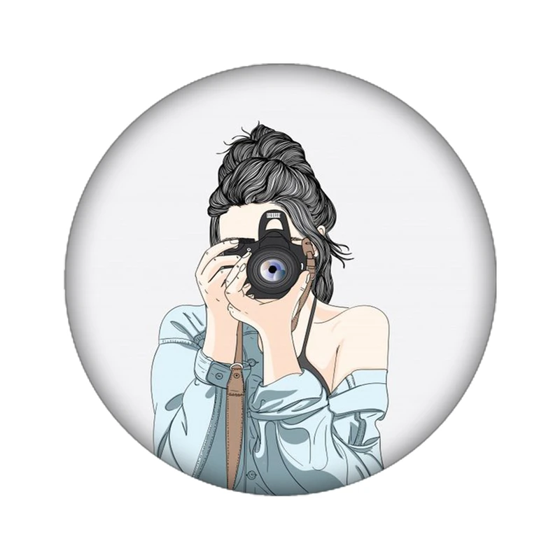 استیکر تزئینی موبایل مدل دوربین کد 4395