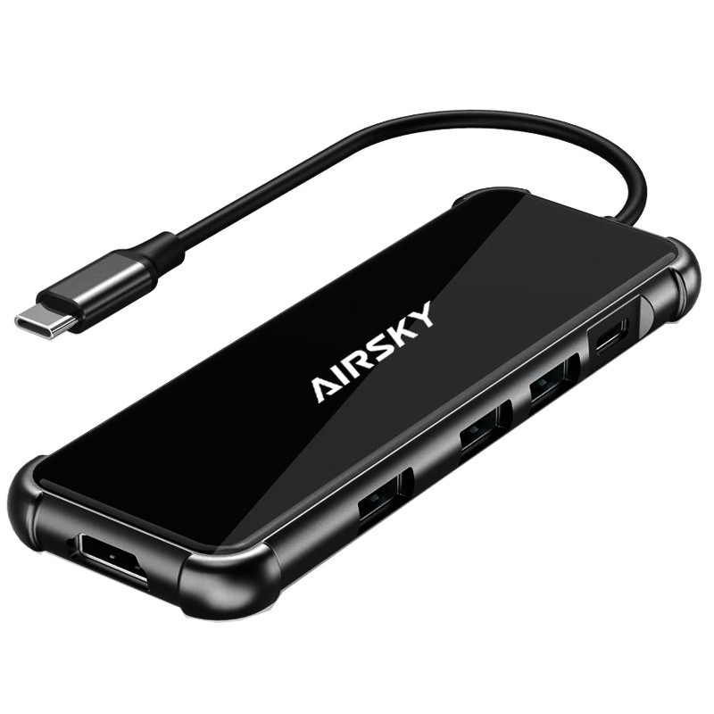 هاب 5 پورت USB-C ایراسکای مدل DJ-HC64D