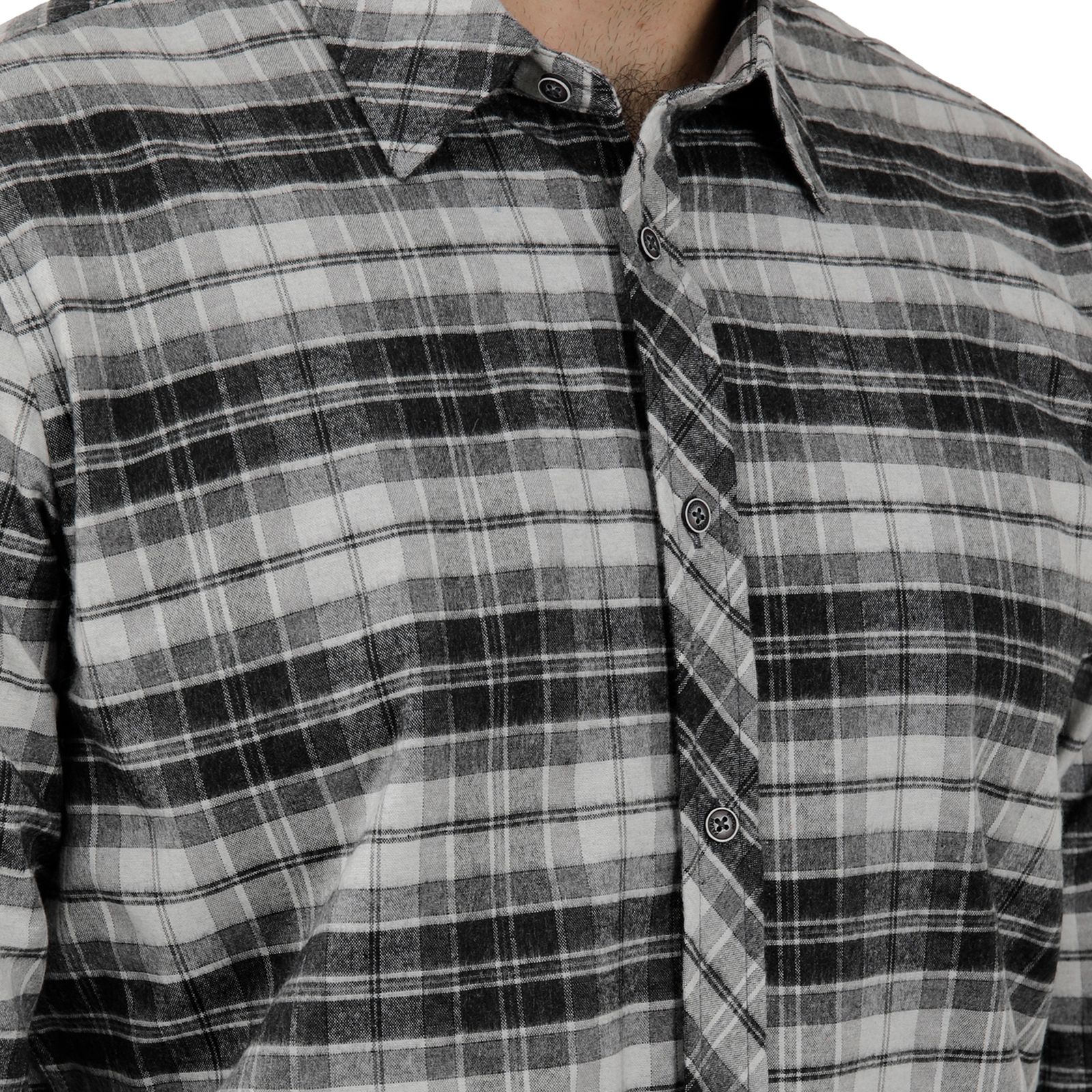 پیراهن آستین بلند مردانه پاتن جامه مدل پشمی 102721020232442 -  - 4