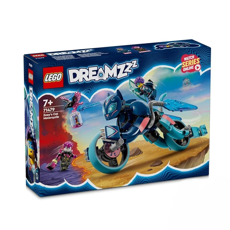 لگو 226 تکه سری دریمز مدل Zoey’s Cat Motorcycle کد 71479