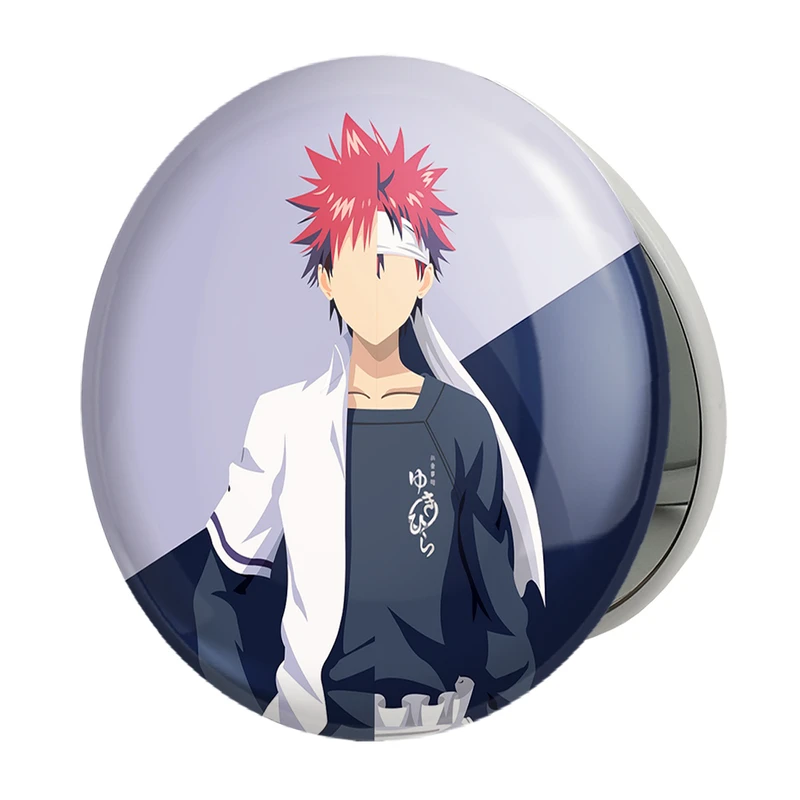 آینه جیبی خندالو طرح سوما انیمه جنگ غذاها Food Wars مدل تاشو کد 17042 