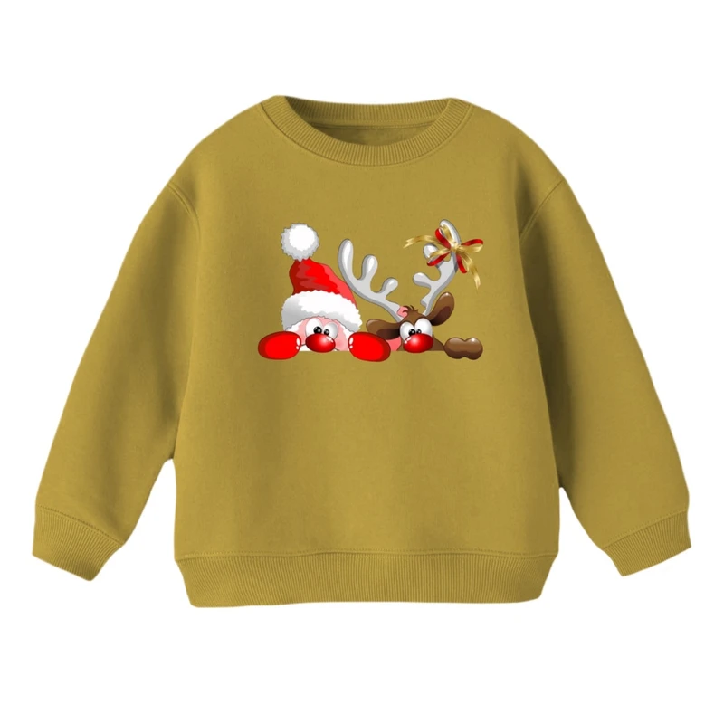 سویشرت بچگانه مدل بابانوئل و گوزن کریسمس کد 10