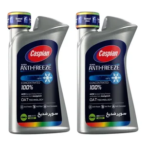 ضدیخ و ضدجوش 100 درصد خالص  کاسپین مدل Four Seasons حجم 900 میلی‌ لیتر بسته 2 عددی