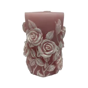 شمع مدل رز
