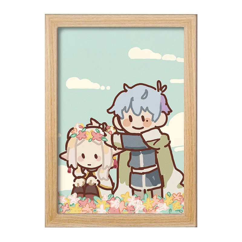 تابلو خندالو مدل فریرن و هیمل انیمه فریرن کد 33844