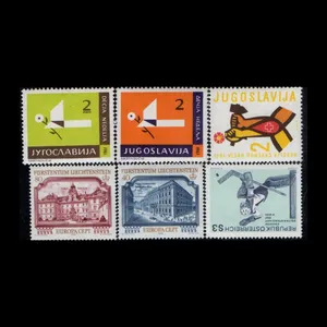 تمبر یادگاری مدل خارجی مجموعه 6 عددی 