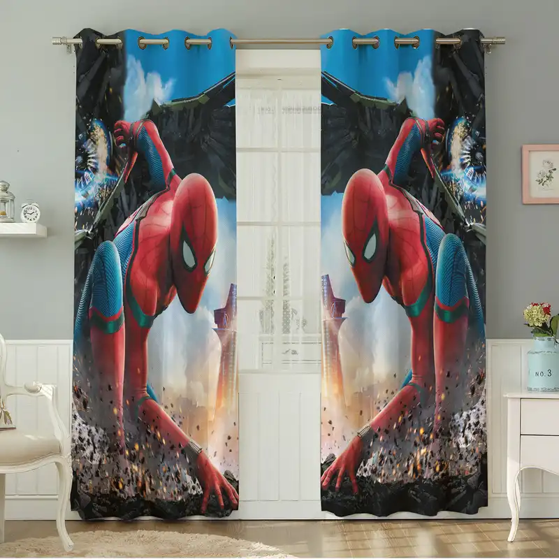 پرده نیروانا طرح کودک مدل مخمل کد 8147سایز 140×280 سانتی متر