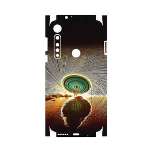 MAHOOT Night Light Fountain-FullSkin Cover Sticker for Motorola One Vision Plus