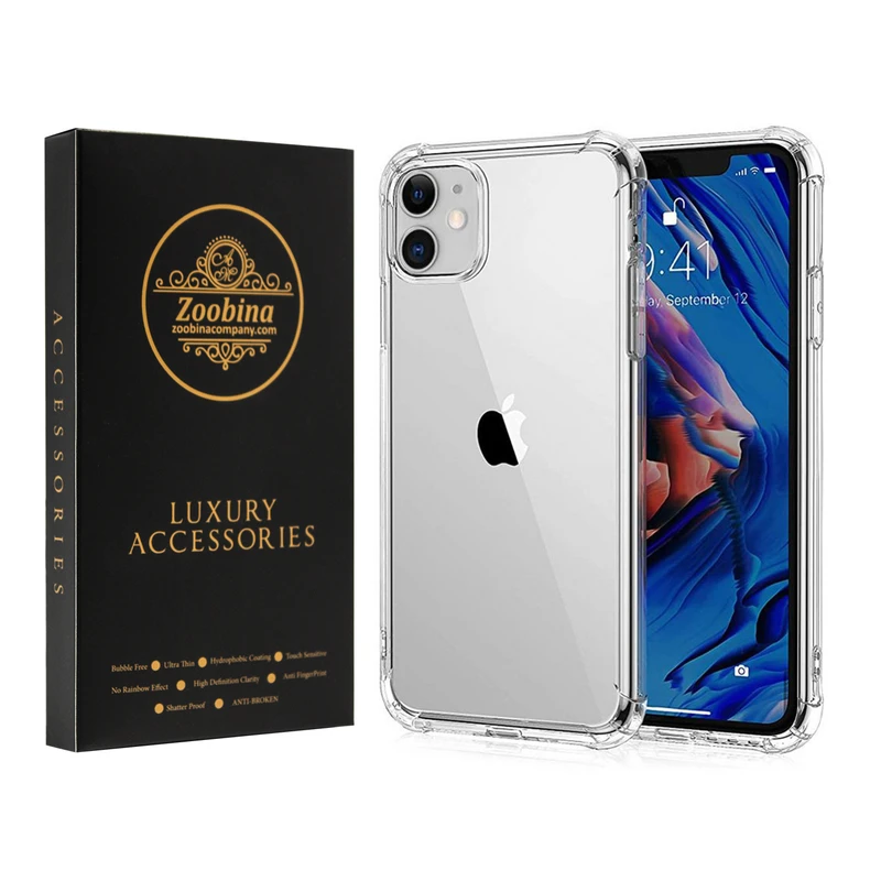 کاور زوبینا مدل Clear مناسب برای گوشی موبایل اپل iPhone 12