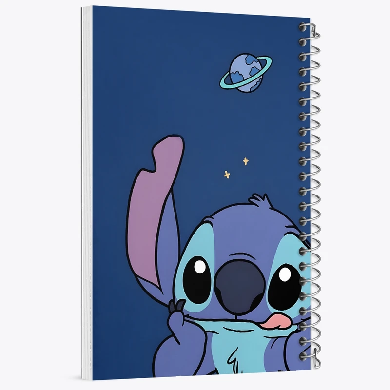 دفتر نقاشی 50 برگ خندالو طرح استیچ کد F1418