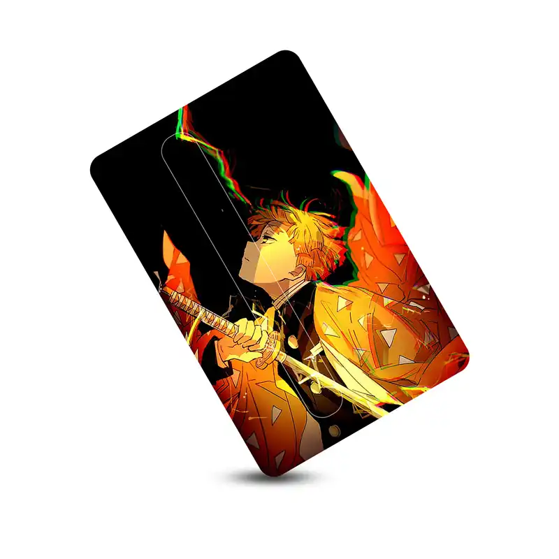 استیکر کارت پیکسل میکسل مدل انیمه شیطان کش زینیتسو فرم اول