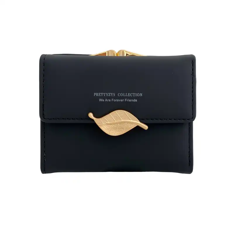 کیف پول زنانه پرتیزس طرح برگ کد 2020009