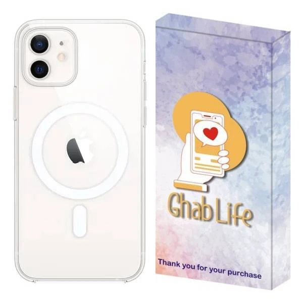 کاور قاب لایف مدل مگ سیف طرح MGSAFE مناسب برای گوشی موبایل اپل iPhone 12