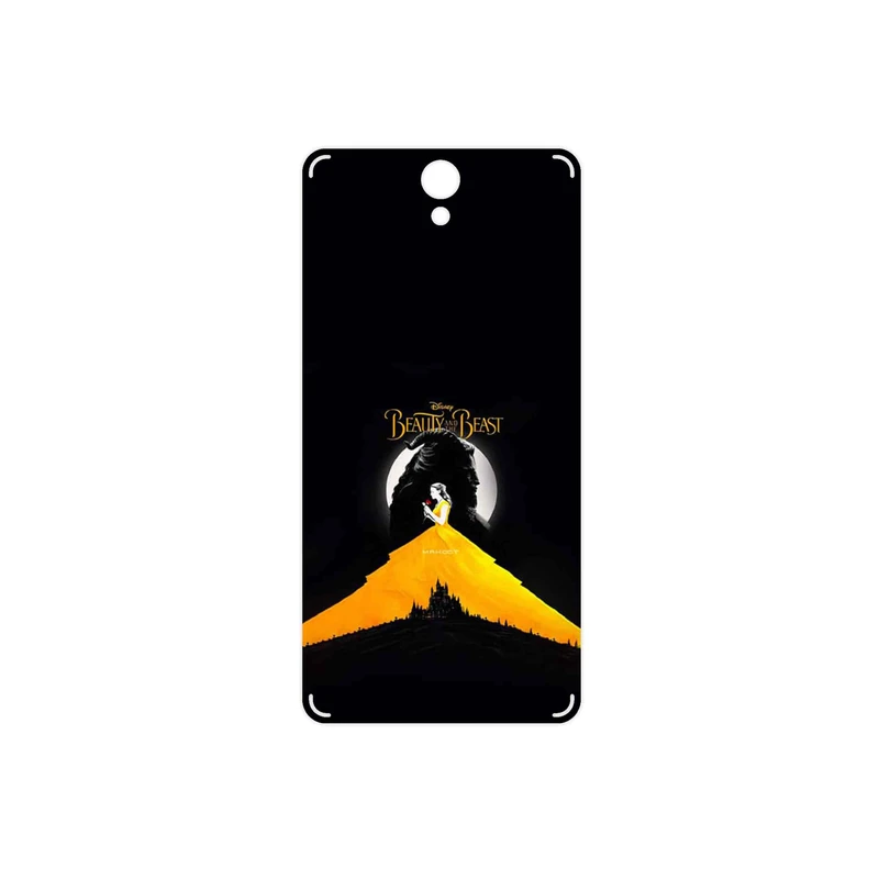 برچسب پوششی ماهوت مدل Beauty and the Beast مناسب برای گوشی موبایل لنوو Vibe S1