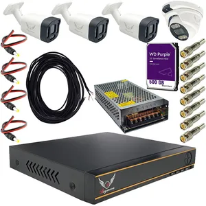 پک سیستم امنیتی دوربین مداربسته رایمون مدل 2 مگاپیکسل کد RP-2MP-4C03