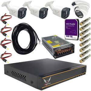 پک سیستم امنیتی دوربین مداربسته رایمون مدل 2 مگاپیکسل کد RP-2MP-4C03
