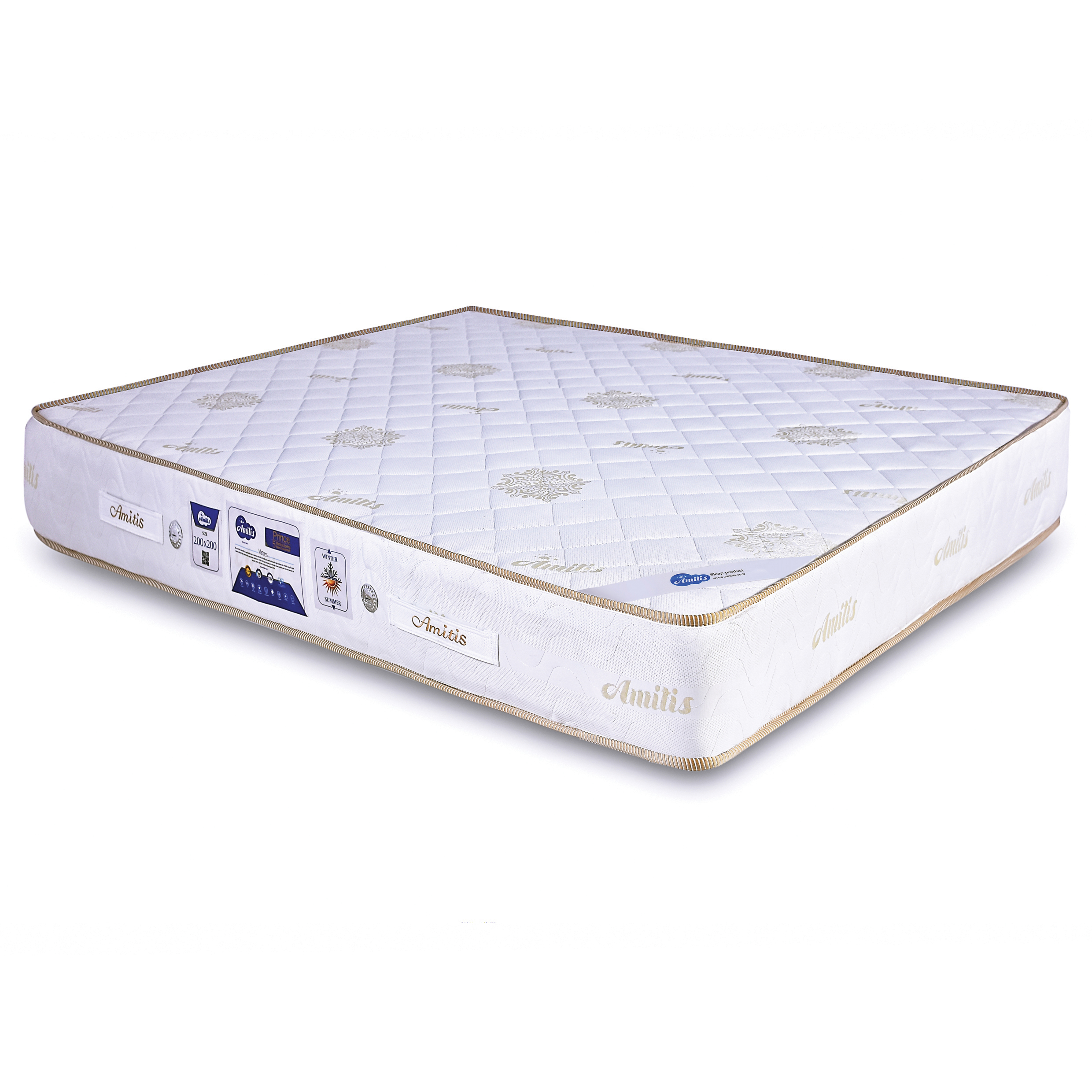 تشک آمیتیس مدل پرنس دو نفره سایز 200x200 سانتی متر