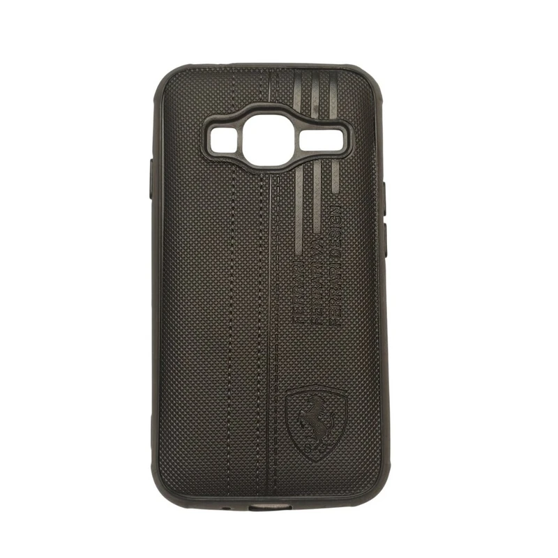 کاور طرح چرم مناسب برای گوشی موبایل سامسونگ Galaxy J1 Mini Prime