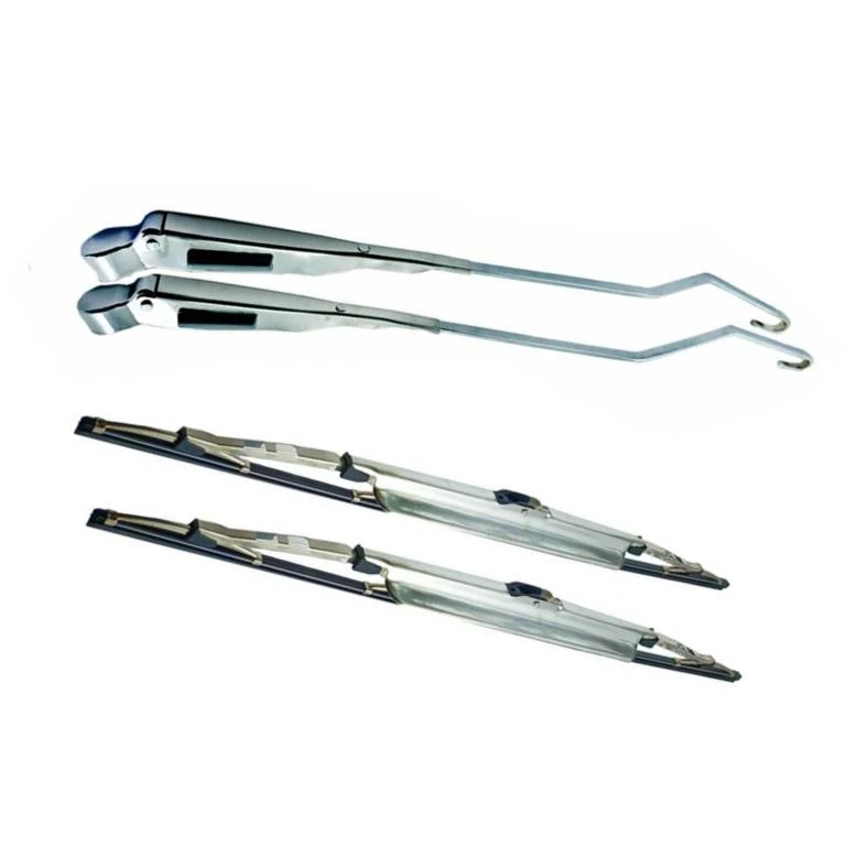 تیغه و بازویی برف پاک کن مدل استیل مناسب برای پژو 405 بسته 4 عددی