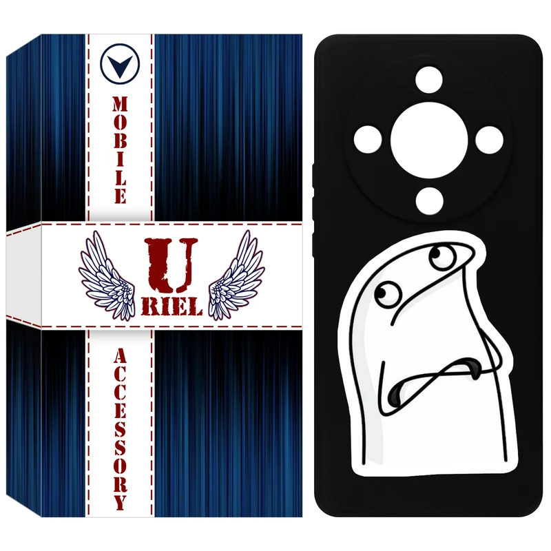 کاور یوریل قاب مدل KSH کد 80 طرح استیکر کلافه مناسب برای گوشی موبایل آنر X9b / X50 / Magic6 Lite / Magic 6 Lite