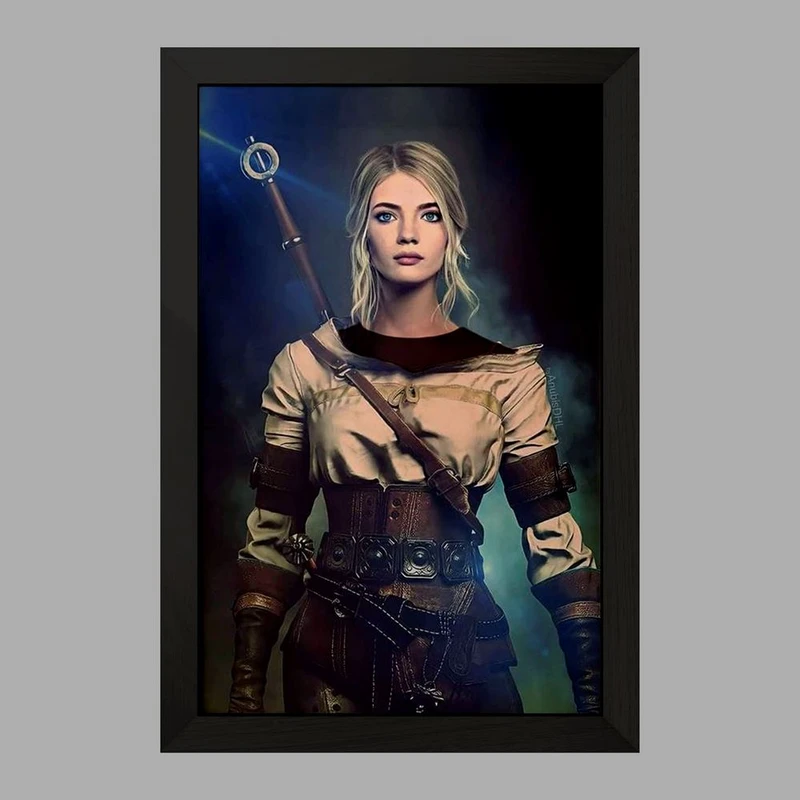 تابلو خندالو مدل سیری سریال ویچر Witcher کد 28496