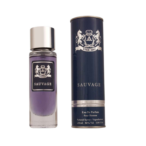 عطر جیبی مردانه استار وی مدل SAUVAGE حجم 30 میلی لیتر