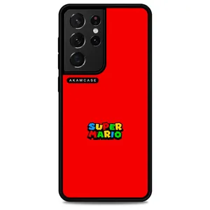 AKAM AMCWSGS21U-SUPER MARIO7 Cover For Samsung Galaxy S21 Ultra
