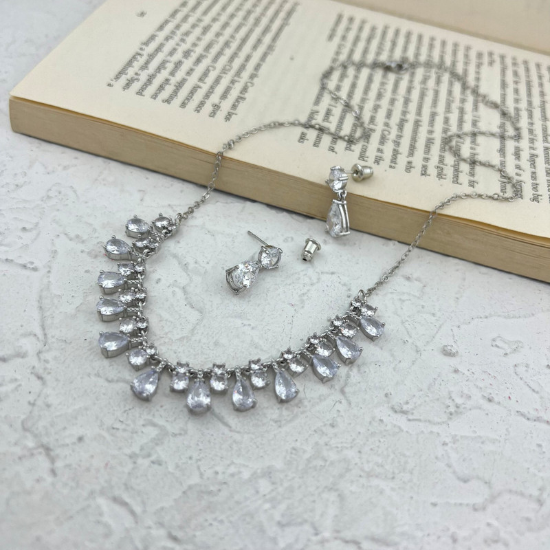 نیم ست زنانه مدل جواهری کد M4197