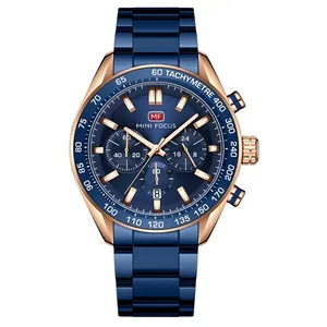 ساعت مچی عقربه‌ای مردانه مینی فوکوس مدل 0403BLU