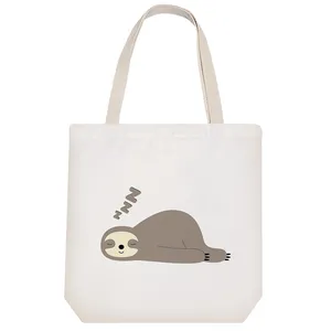 ساک خرید پارچه ای خندالو طرح تنبل مدل توت بگ کد 433