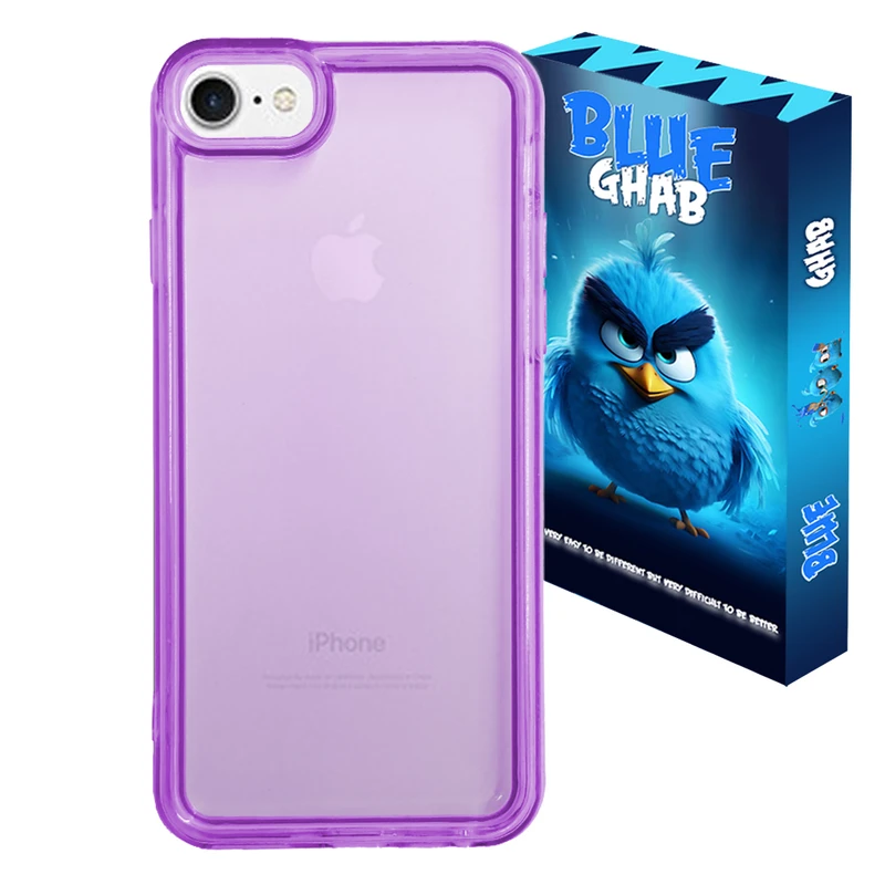 کاور بلو قاب مدل ژله ای Color کد O40 مناسب برای گوشی موبایل اپل iPhone SE 2020 / SE 2022