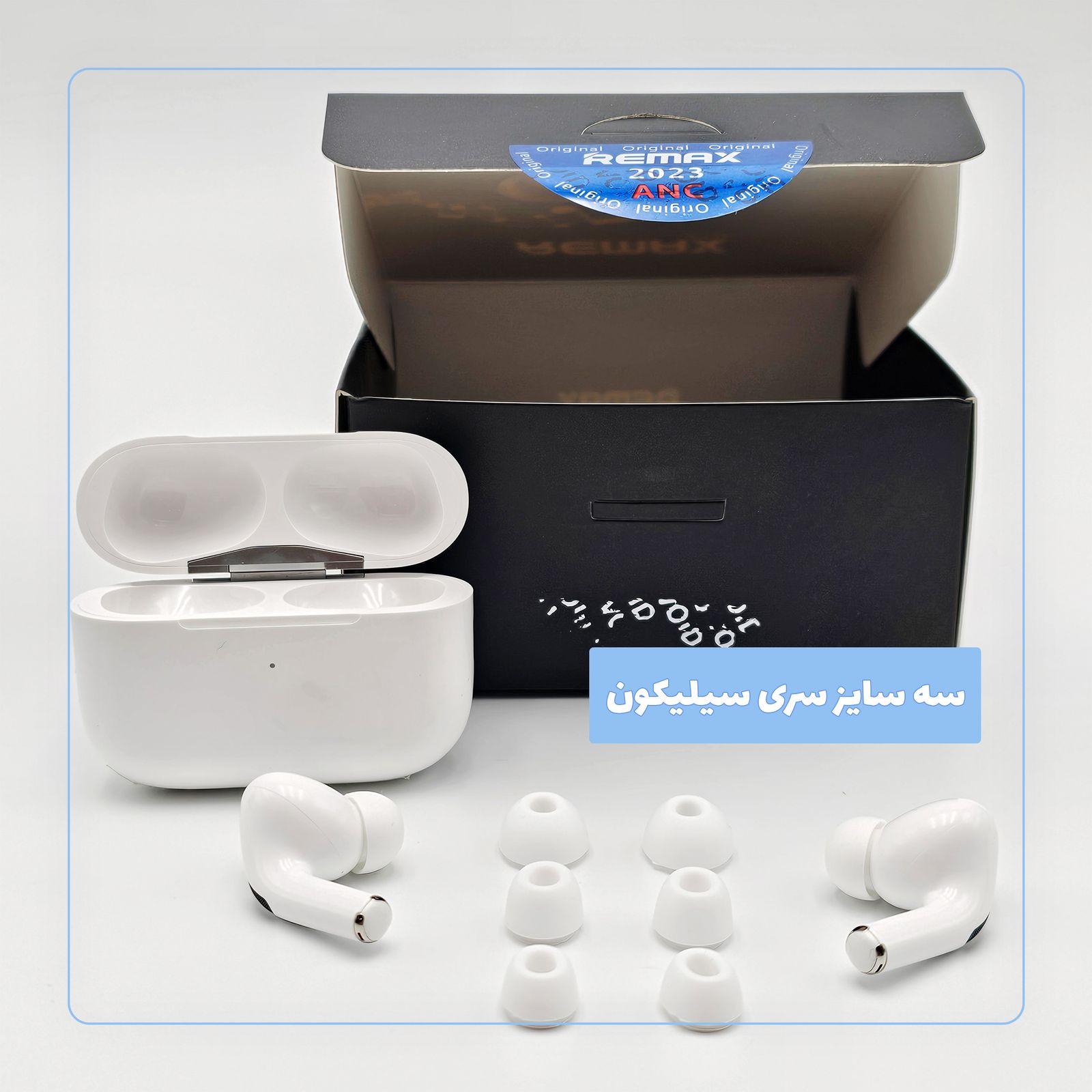 هدفون بلوتوثی ریمکس مدل  AirPods Pro 2nd Type-C -  - 15