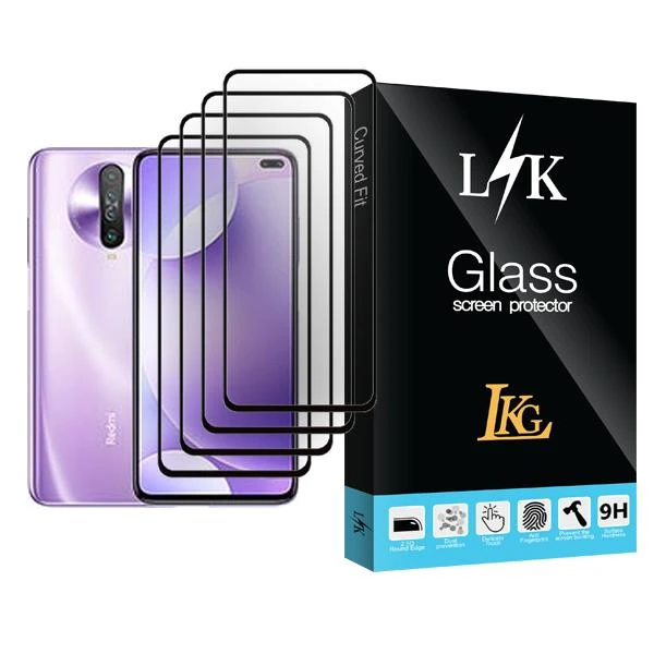 محافظ صفحه نمایش ال کا جی مدل LK Glass MIX004 مناسب برای گوشی موبایل شیائومی Redmi K30 بسته چهار عددی