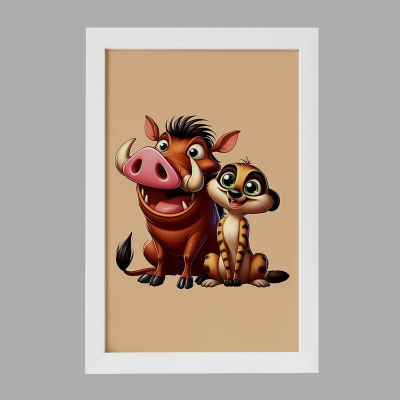 تابلو خندالو مدل شیر شاه کد F7679