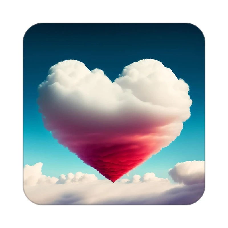 زیر لیوانی کاکتی مدل عاشقانه کد mp11985