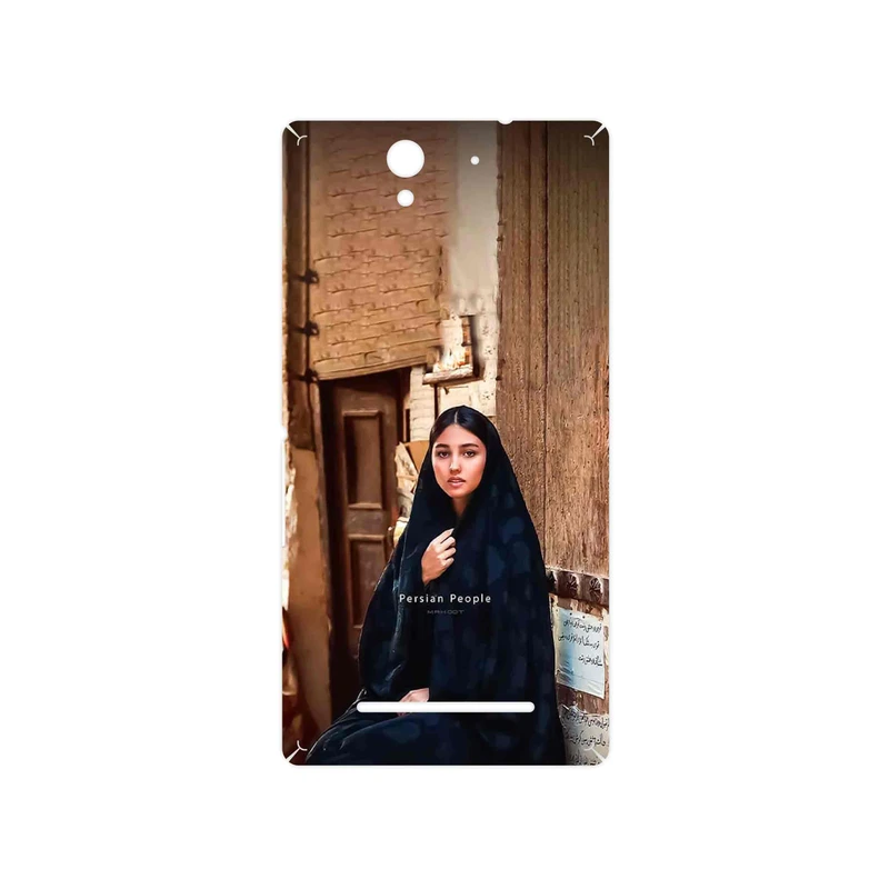 برچسب پوششی ماهوت مدل Portrait of an Iranian Woman مناسب برای گوشی موبایل سونی Xperia C3 Dual